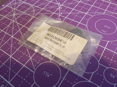 W10269458 - Whirlpool Genuine OEM Microwave Door Interlock Switch