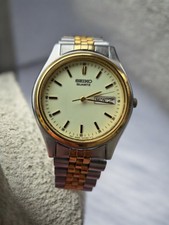 Vintage Uhr Seiko Quartz Calendar Retro Watch...
