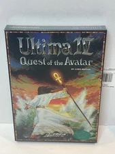 Ultima IV 4 Quest of the Avatar Atari 400/800 Origin Software Factory Seal NOS