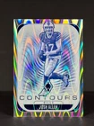 Josh Allen 2025 Panini Phoenix NFL Silver Seismic /99 Contours #4 Buffalo Bills