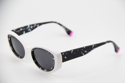 NEW FACE A FACE CLONE 1 COL 012 WHITE BLACK AUTHENTIC SUNGLASSES 51-20