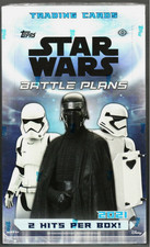 2021 Topps Star Wars Battle Plans Factory Sealed Hobby Box 2 Hits