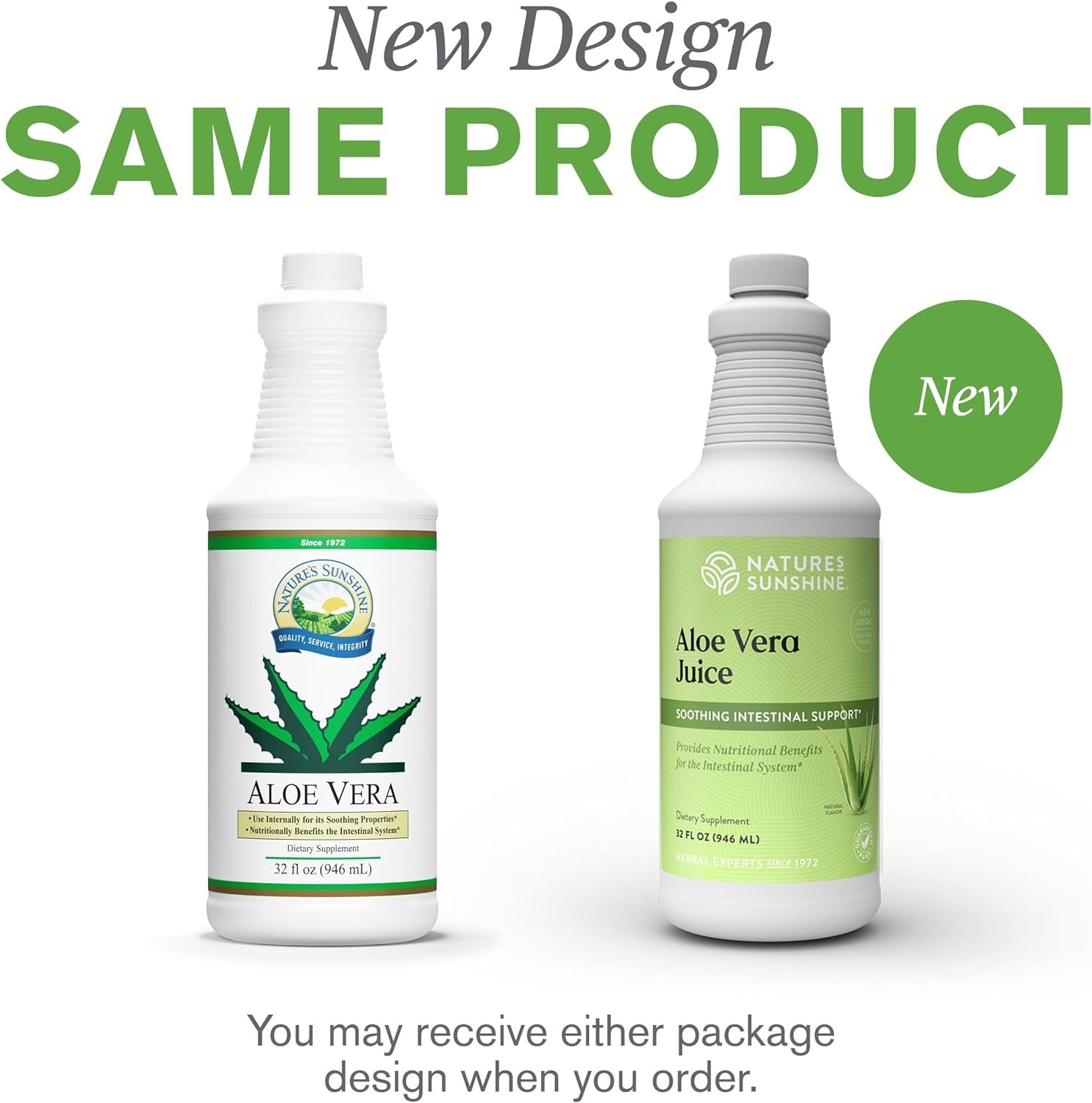 Nature's Sunshine Aloe Vera Juice 32 Fl Oz 32 (Pack of 1) 