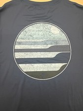 Hang Ten Men's Blue Long Sleeve Sun Tee Shirt UPF 50 Protection Size S