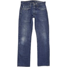 G-Star Victor  Herren Blau Straight Regular  Jeans W32 L33 (83784)