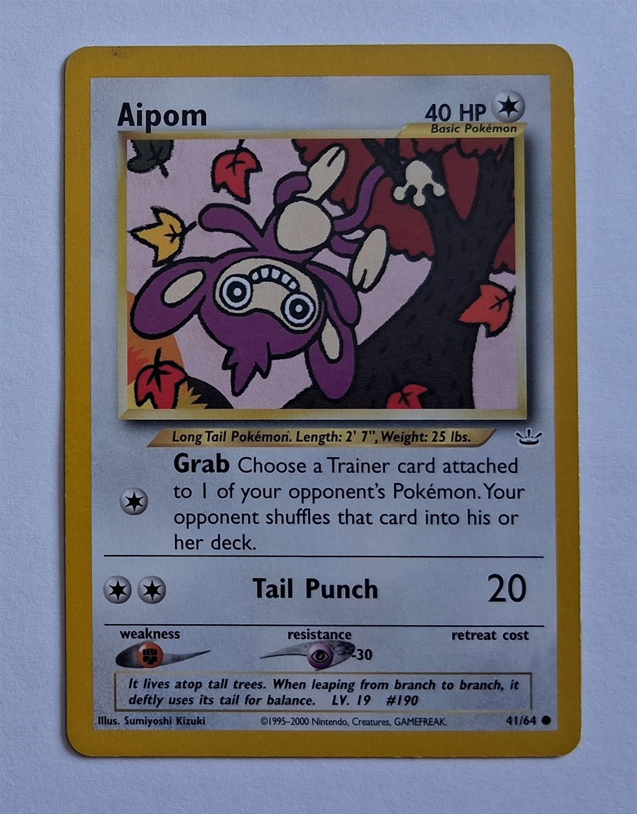 Pokemon - Aipom - Neo Revelation 41/64 - Common - LP