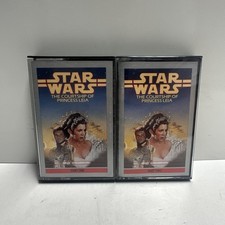 Star Wars The Courtship Of Princess Leia Cassette Tapes Part 1 & 2 Vintage 90’s