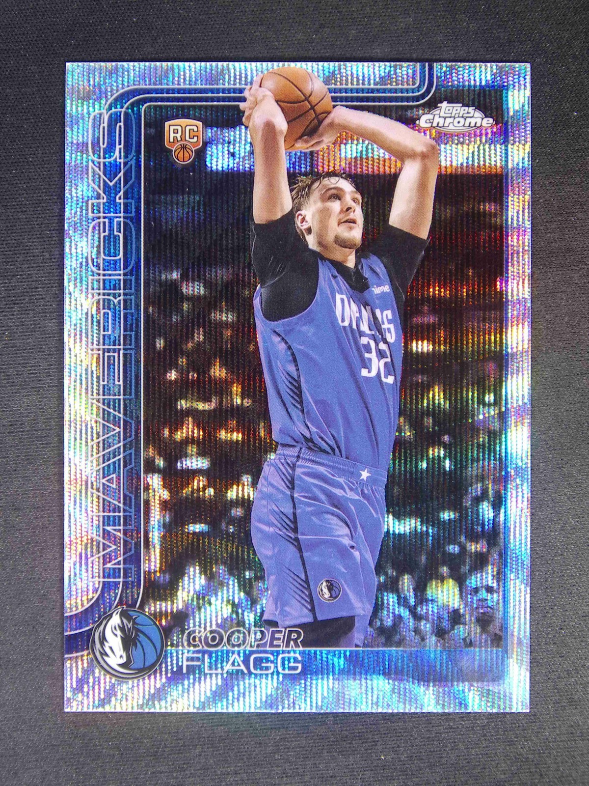 2025-26 Topps Chrome Cooper Flagg #251 RC Rookie Wave Refractor