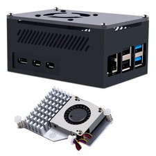 Aluminum Case for Raspberry Pi 5 with Pi 5 Active Cooler for Raspberry Pi 5 4...