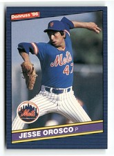 1986 Donruss #646 Jesse Orosco New York Mets