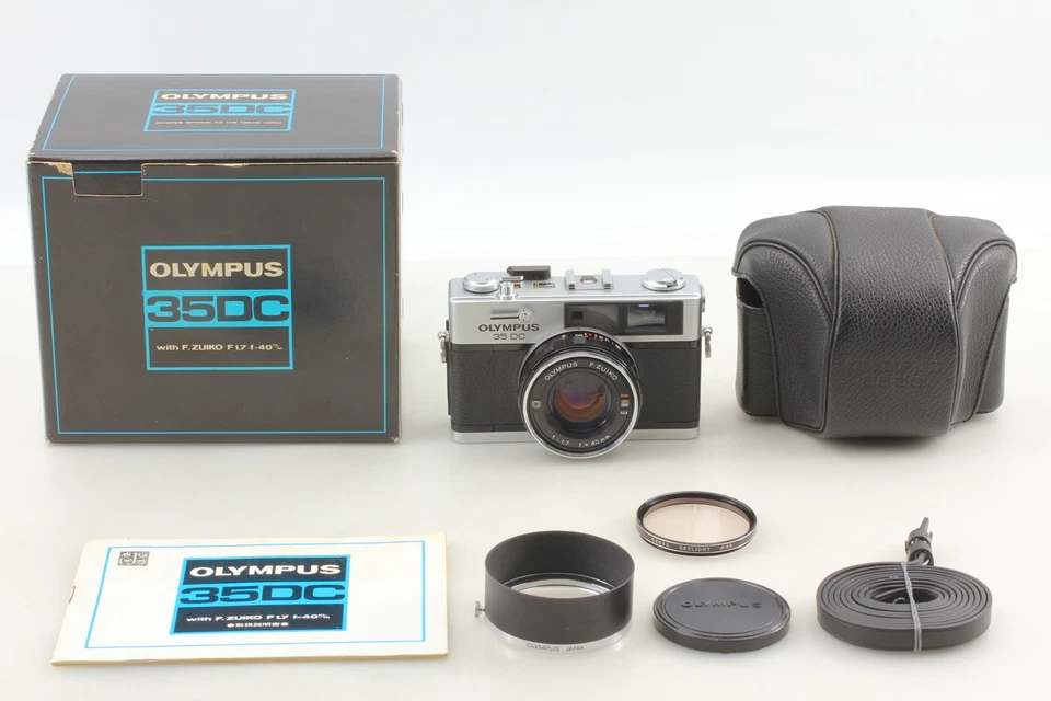 [MINT in Box] Olympus 35DC Rangefinder Film Camera F.Zuiko 40mm f1.7  From JAPAN - Image 3 of 4