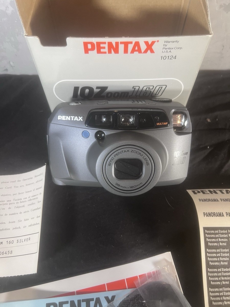 Pentax IQZoom 160 35mm Point & Shoot Film Camera for sale online