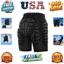 3D Hip Protective Padded Shorts Butt Pads Impact Shorts Tailbone Protection...
