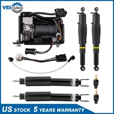 Front&Rear Air Shocks Struts+Compressor for Cadillac Escalade GMC Suburban Yukon