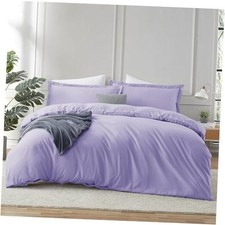 Lavender Duvet Cover Queen Size Queen 90" x 90" 30 - Lavender No Comforter