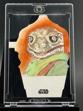 Topps Star Wars Frog Lady Sketch Card by Marcia Dye