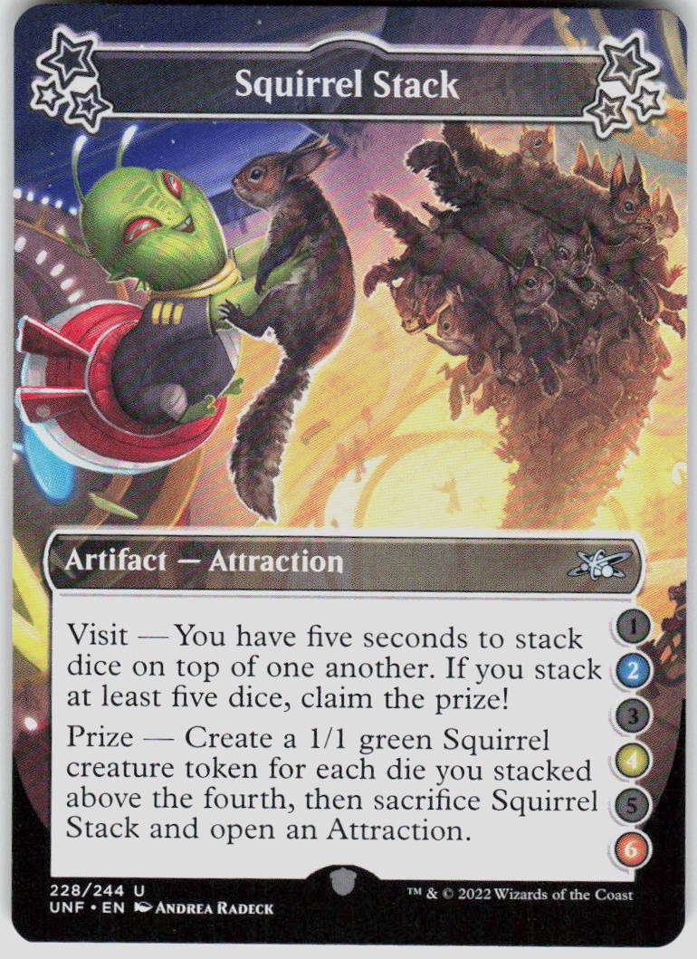 Squirrel Stack 2 3 6 228 Unfinity Magic the Gathering