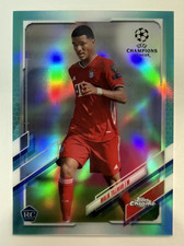 2020-21 Malik Tillman Topps Chrome Aqua /199 Rookie Card USMNT. rookie card picture