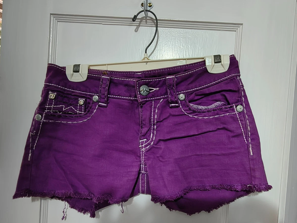 PURPLE デニムショートパンツ Purple Denim Low (6.5-8.5 in) Rise Shorts for Women for sale | eBay