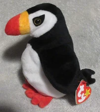 Ty Beanie Baby Puffer the Puffin DOB November 3, 1997 MWMT Free Shipping