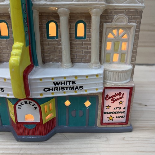 Vtg 1989 Department 56 Snow Village “The Paramount Theater” #5142-0 Snowhouse - Picture 5 of 12