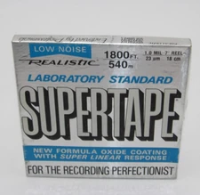 Supertape Recording Perfectionist Reel to Reel Cat No. 44-1877A Lots of Bands