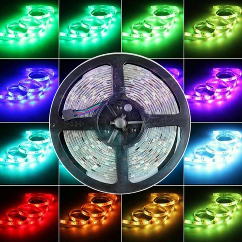 Bright 12V 5M 16.4ft 3528 5050 5630 RGB SMD 300 LEDs Flexible Strip light Lamp - Picture 16 of 16