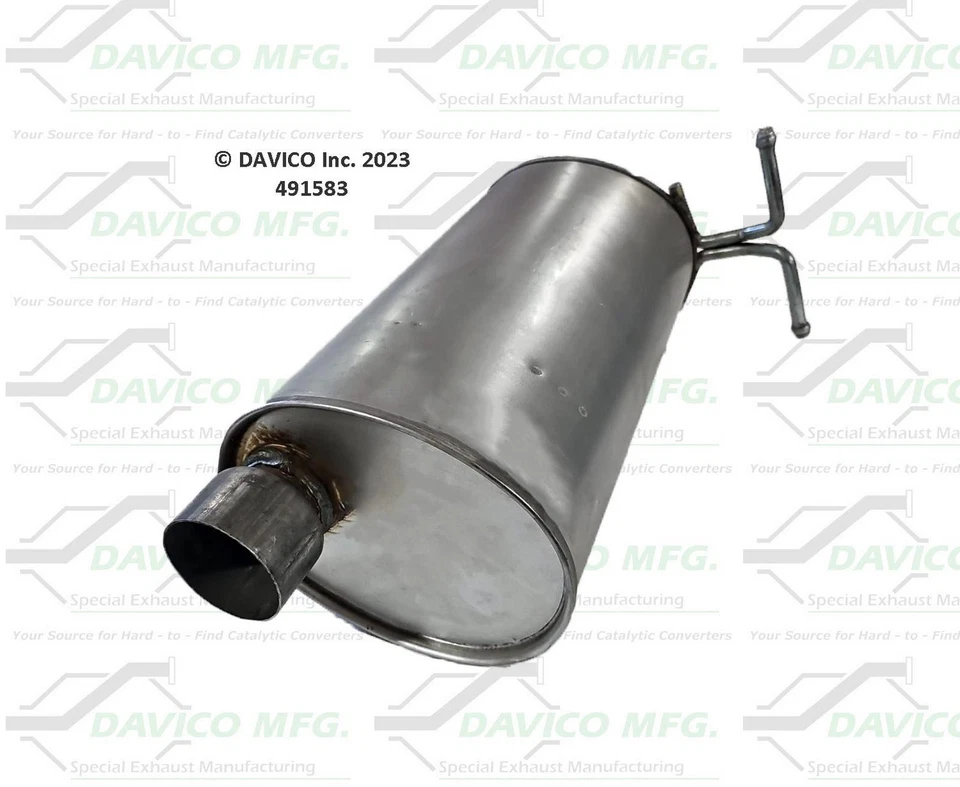 Exhaust Muffler Fits 2005 2006 2007 Ford F-250 Super Duty 5.4L V8 GAS SOHC - Imagem 3 de 4