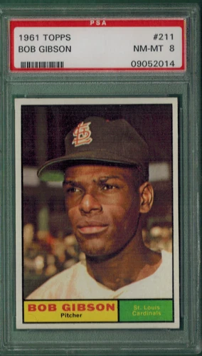 1961 Topps Bob Gibson PSA 8 NM-MT 6.00 shipping