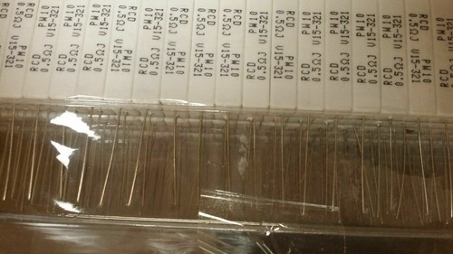 (5 PCS) PW10-R50-JBW RCD Fixed Resistor Wire Wound 10W 0.5 Ohm 500V 5% ROHS - Picture 4 of 4