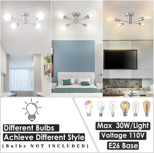 Kitchen Island Chandelier Pendant Light Led Lamp Modern Ceiling Fixture Bedroom - Picture 12 of 12