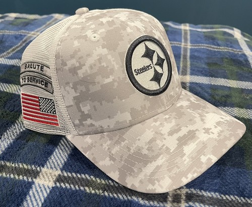 Mütze Pittsburgh Steelers New Era 2024 Salute To Service 9SEVENTY Arctic Camo