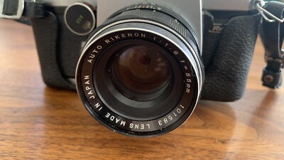Vintage Ricoh Singlex TLS Camera w/ Auto Rikenon 1 : 1.8 f 55 mm