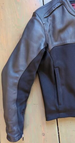 Icon Men's ACCELERANT STEALTH Black Leather Textile Motorcycle Riding Jacket | L - Picture 3 of 22