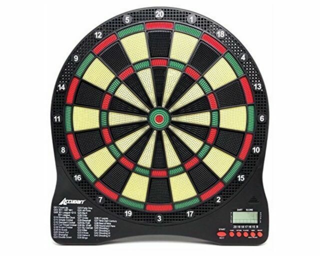 accudart electronic dartboard 30 games