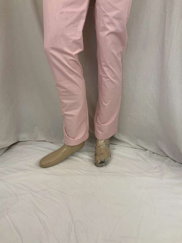 Pantalones chinos Polo Ralph Lauren niñas 20 rosa frente plano 100 % algodón YGI Q1-450 Foto 4 de 4