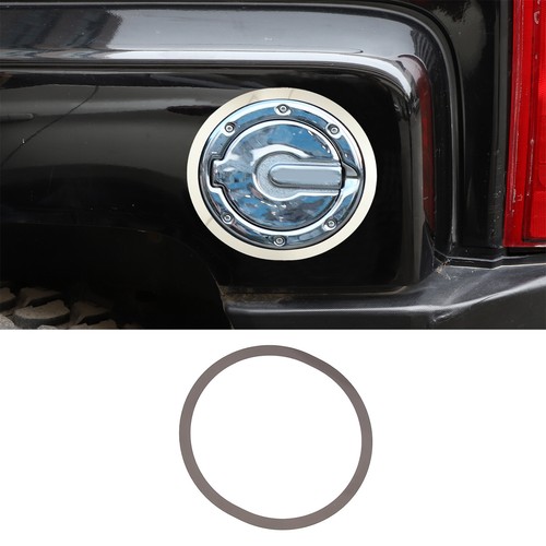 Panel de anillo de ajuste de tapa de tanque de combustible lateral cromado para accesorios Hummer H3 2005-2009 - Imagen 2 de 14