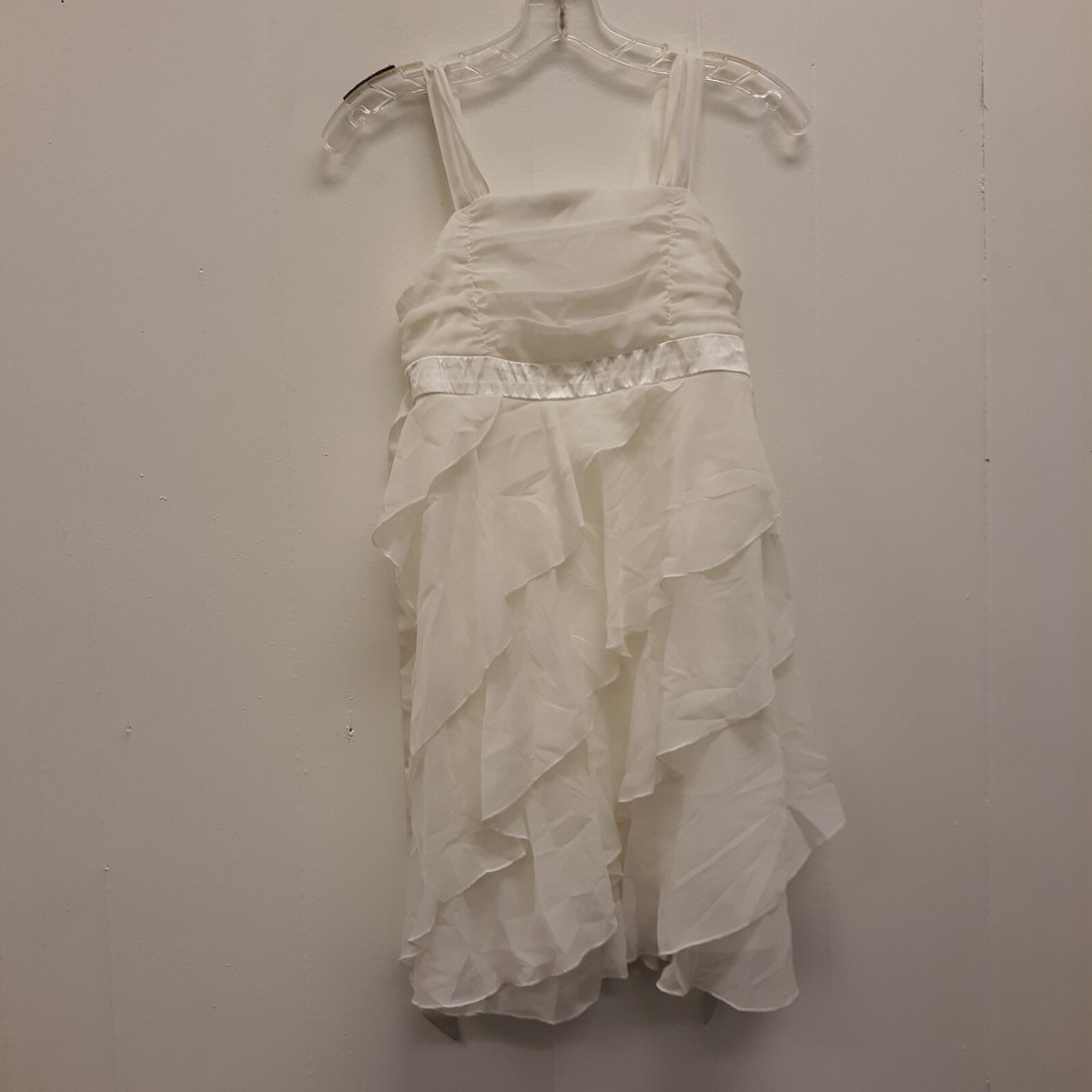 white party dress size 14 White Party Dress (Kids - size 14) Mudd