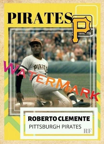ROBERTO CLEMENTE CUSTOM PITTSBURGH PIRATES JERSEY