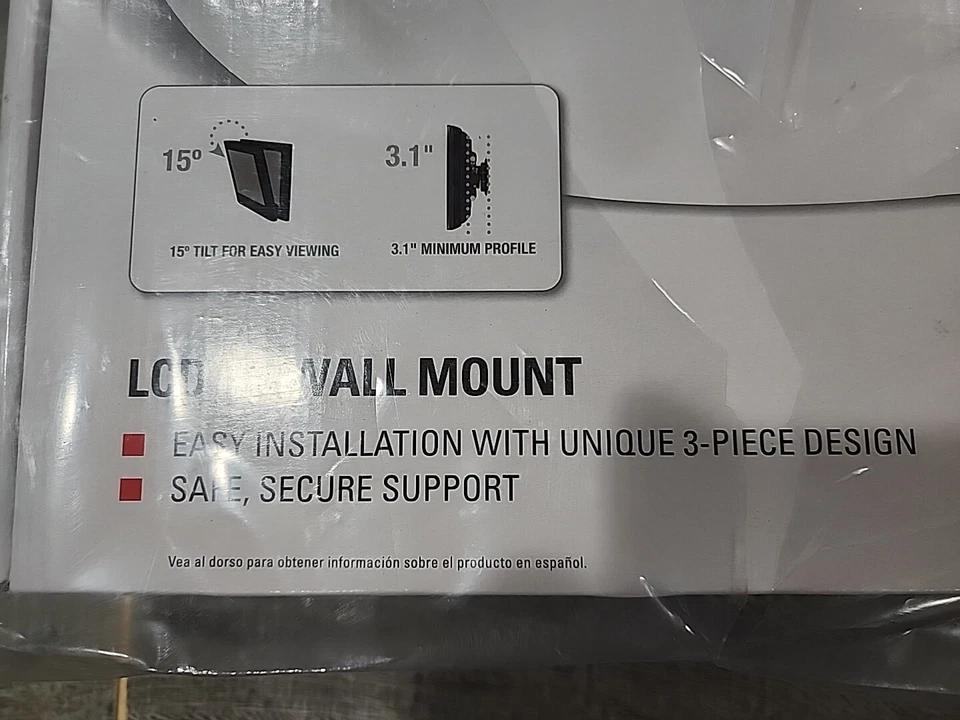 NEW RCA LCD Flat Panel TV Wall Mount for 23”-37” 88 Lb Capacity Tilt Universal - Image 3 of 4