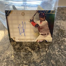 2015 Topps Tribute Autographs Rusney Castillo Auto 37/50 Boston Red Sox SP