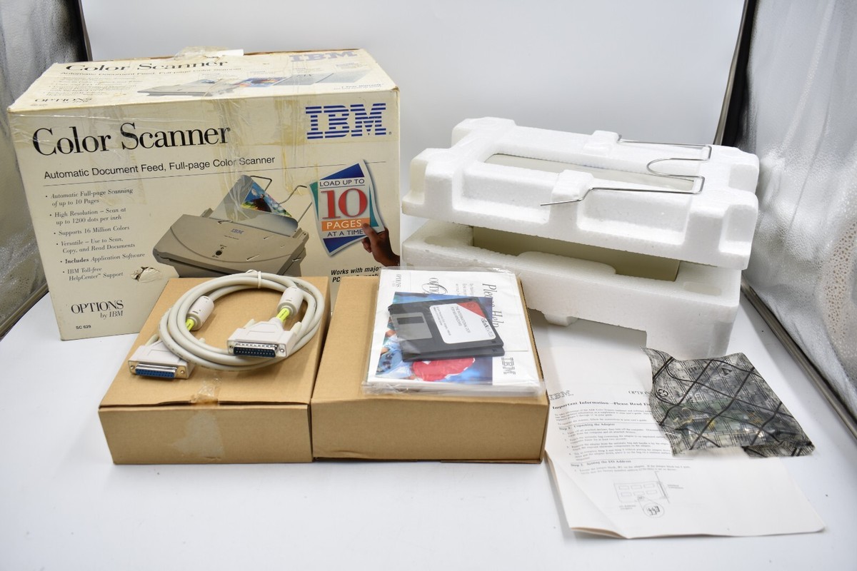 IBM Options Automatic Document Color Scanner SC-629- In Original