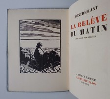 Henry de Montherlant LA RELÈVE DU MATIN Holz...