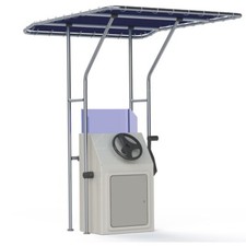 T-TOP in Alluminio Ø 32 mm Per Barca Misura 1 LIGHT ALLOY T-TOP FOR BOAT