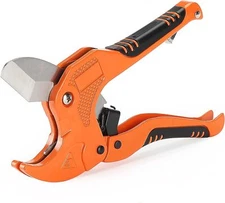 PVC Pipe Cutter, Ratcheting PVC Pipe Cutter Tool Cuts up to 1-5/8"(42mm)