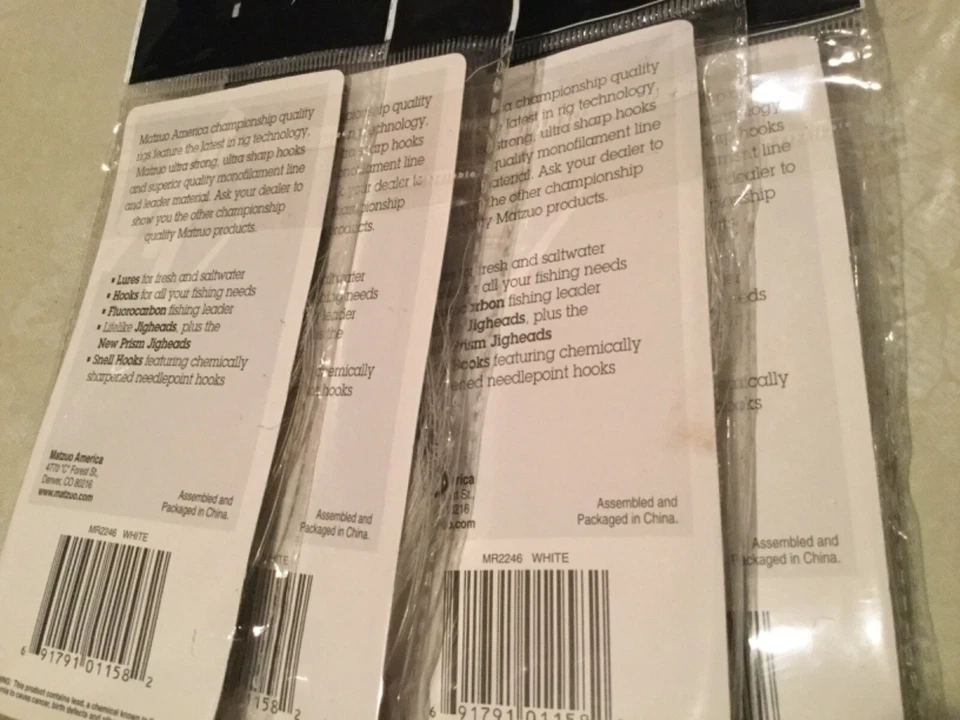 5 Packs Matzuo Bottom Drift Rigs-High  MR 2246 New As Shown - Image 2 of 2