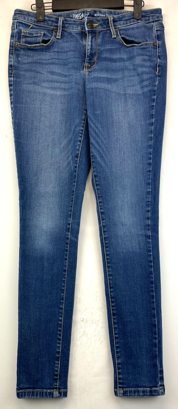 Mossimo Jeans - Womens Size 6 - Mid Rise Skinny - Power Stretch - Casual (3215)