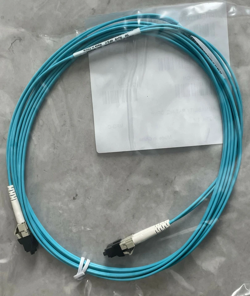 IBM Fibre-Optic Cable 3M / LC-LC / om3 - PN: 15R8846 - Image 3 of 4