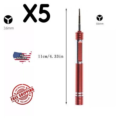 Lot of 5 0.6mm Tri Wing Point Screwdriver Y Tip for iPhone 7-8 Plus Apple Watch