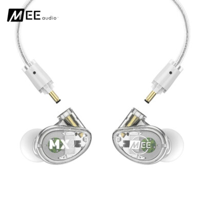 Mee Audio MX Pro Series MX2 Modular In-Ear Monitors - Clear with Case